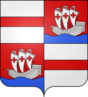 Blason Commune Folschviller Casas - Moselle