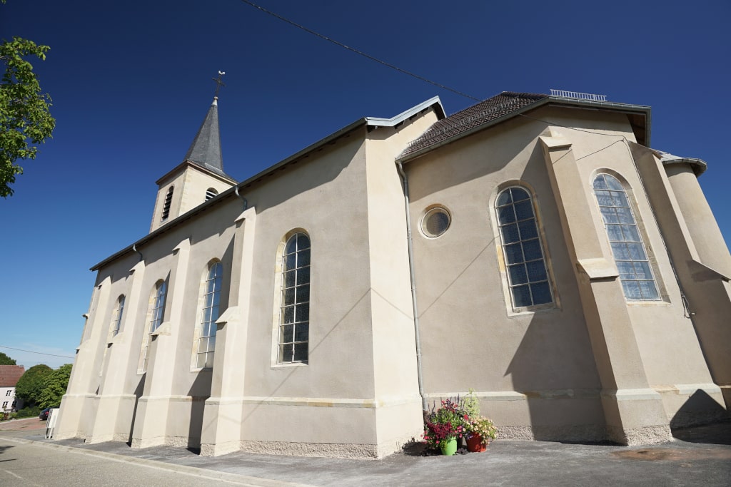 Eglise Commune Petit-Tenquin - Casas - Moselle