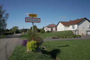 Panneau Commune Altrippe - Casas - Moselle