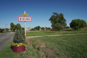 Panneau Commune Biding Casas - Moselle
