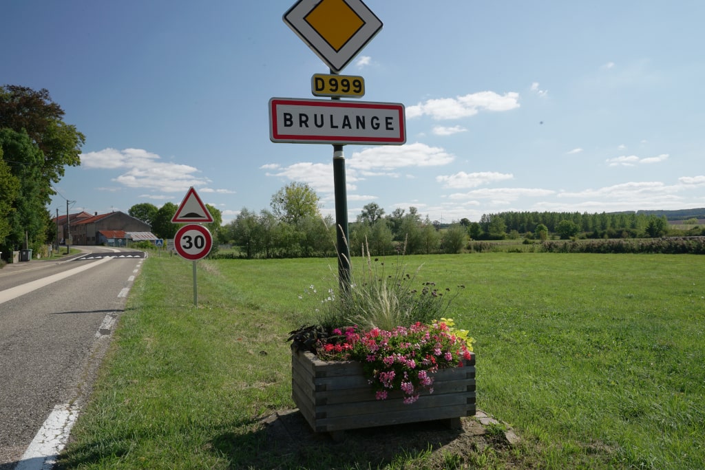 Panneau Commune Brulange - casas- Moselle