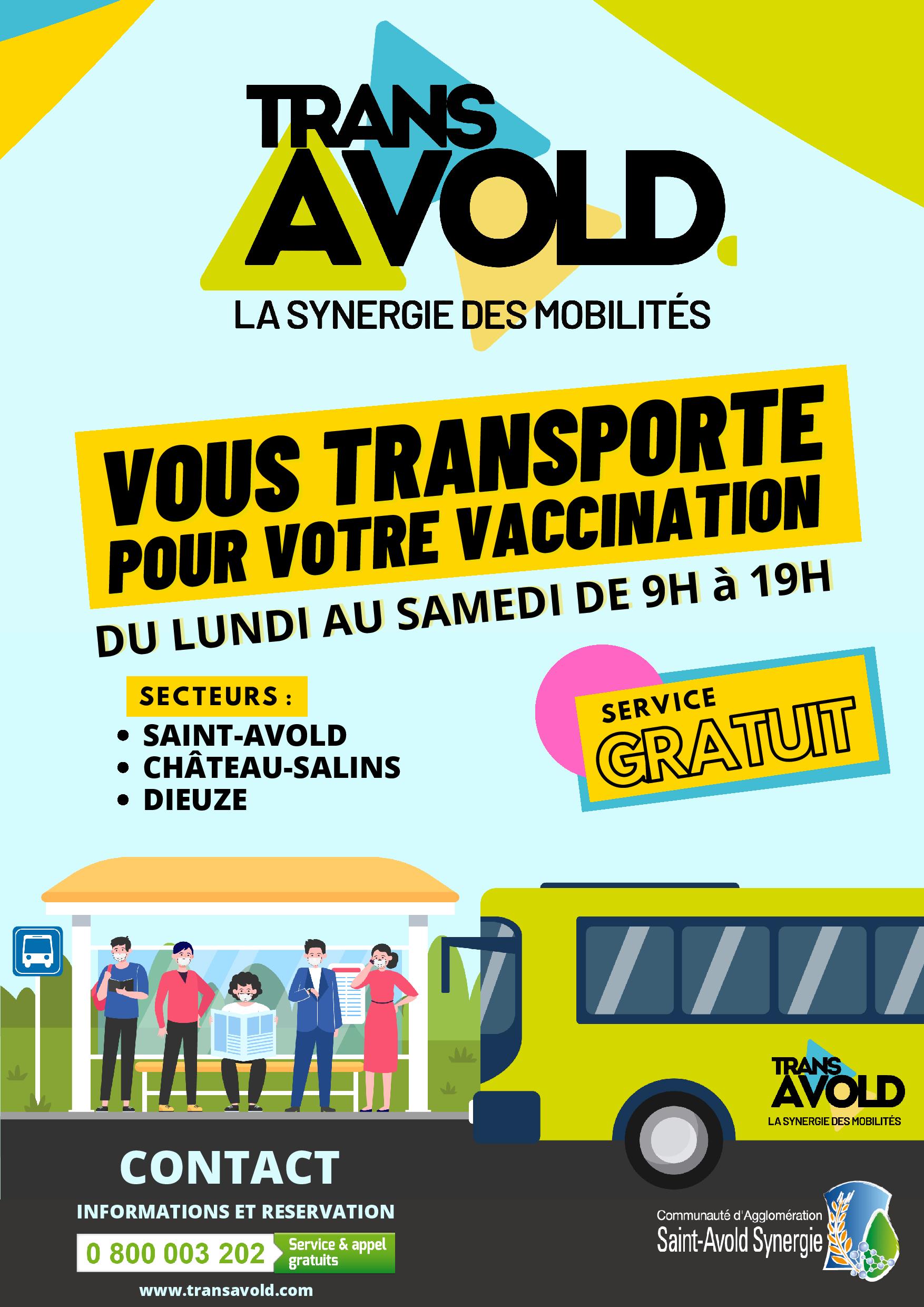 Transavold Vous Transporte Pour Votre Vaccination Communaute D Agglomeration Saint Avold Synergie